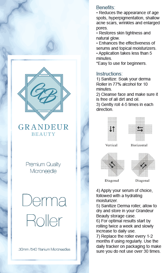 Grandeur Beauty Derma Roller .3mm.